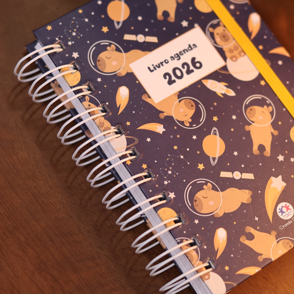 Livro Agenda 2026 | Capivara
