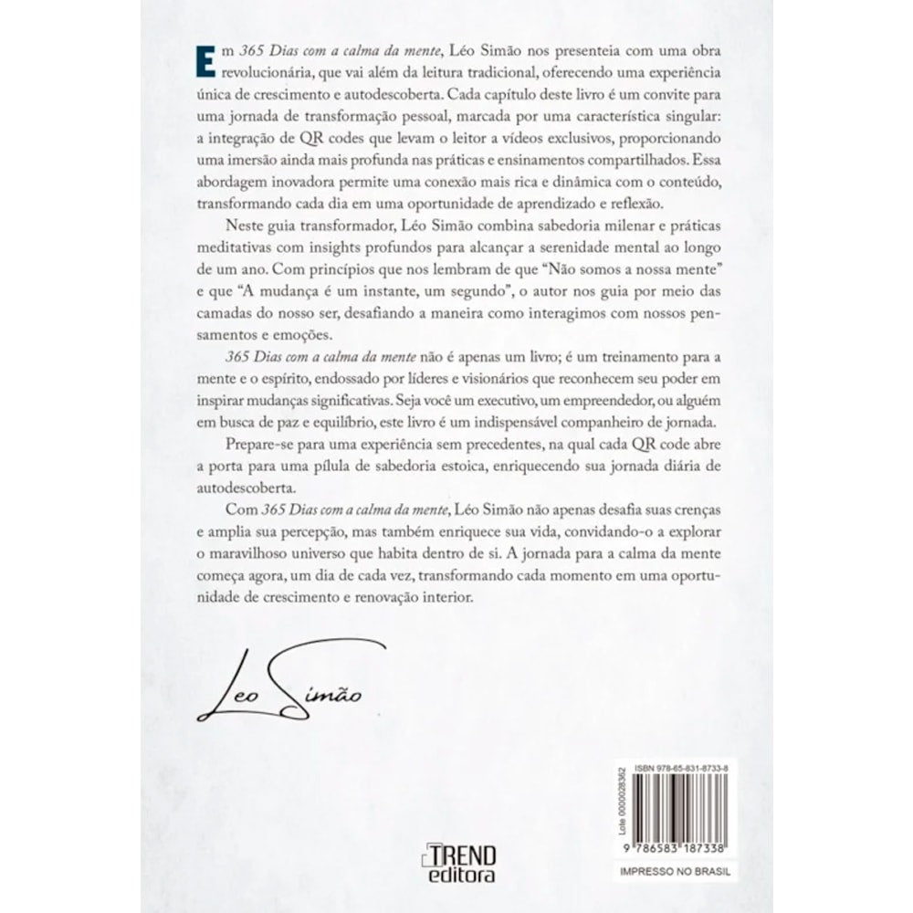 365 Dias Com a Calma da Mente | Léo Simão