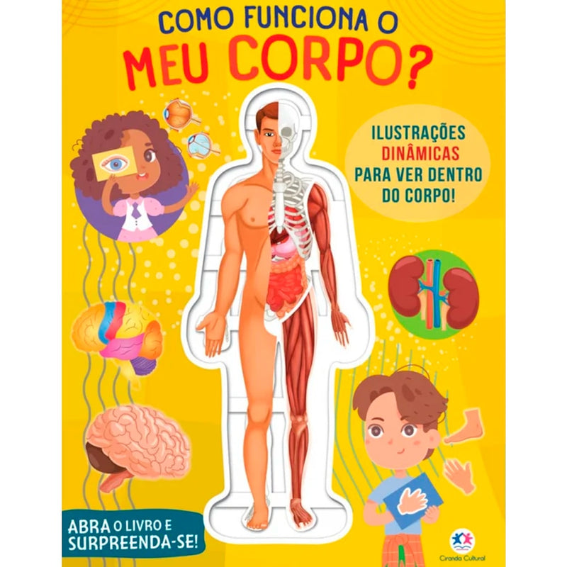 Livro Cartonado Como Funciona o Meu Corpo?