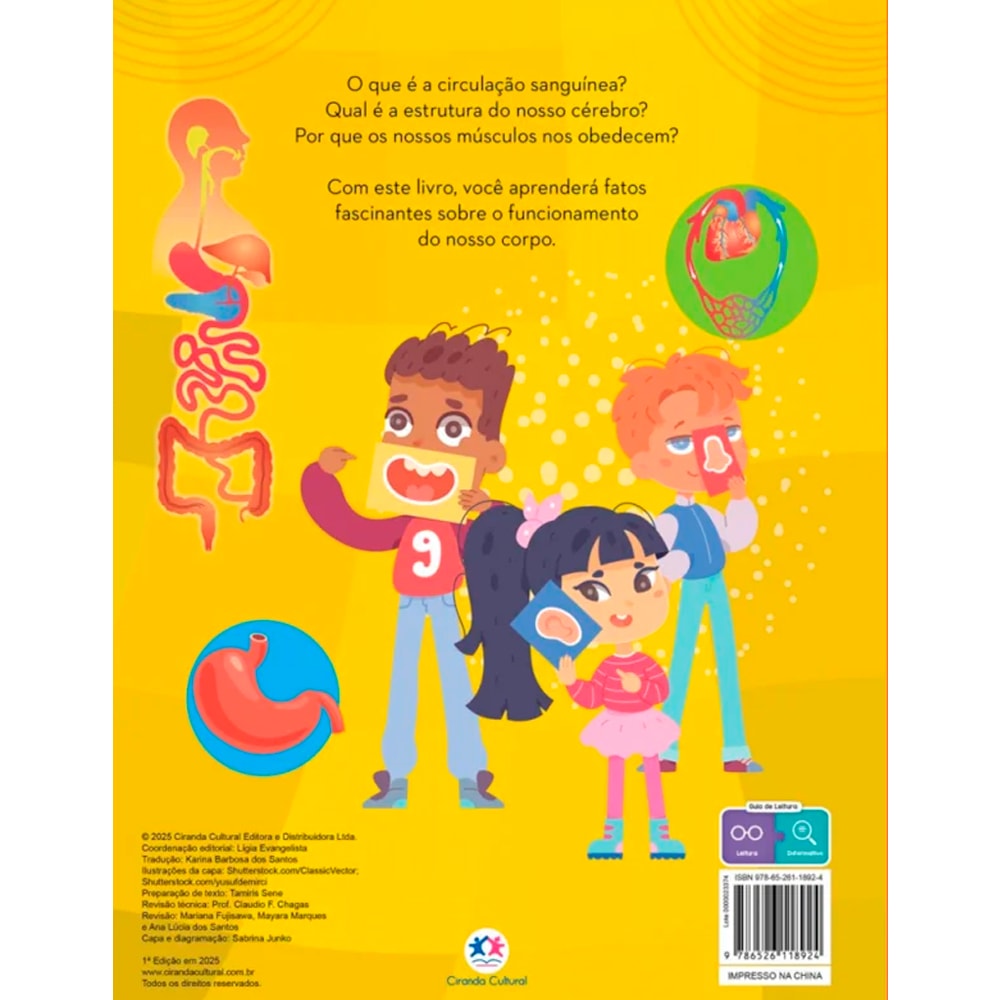 Livro Cartonado Como Funciona o Meu Corpo?