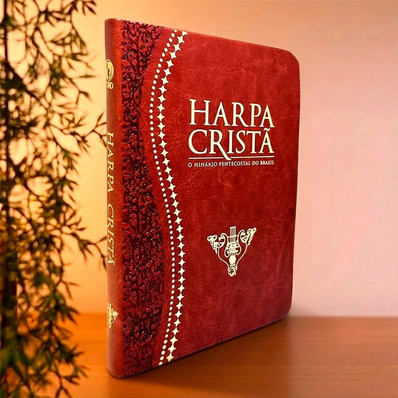 Harpa Cristã | Grande | Luxo Marrom