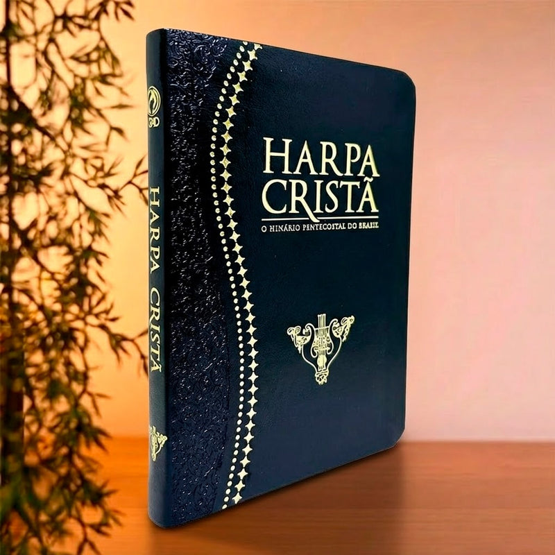 Harpa Cristã | Grande | Luxo Preta