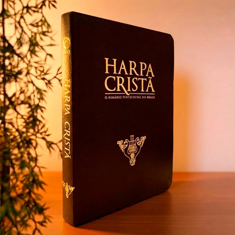 Harpa Cristã | Grande | Semi Luxo Marrom