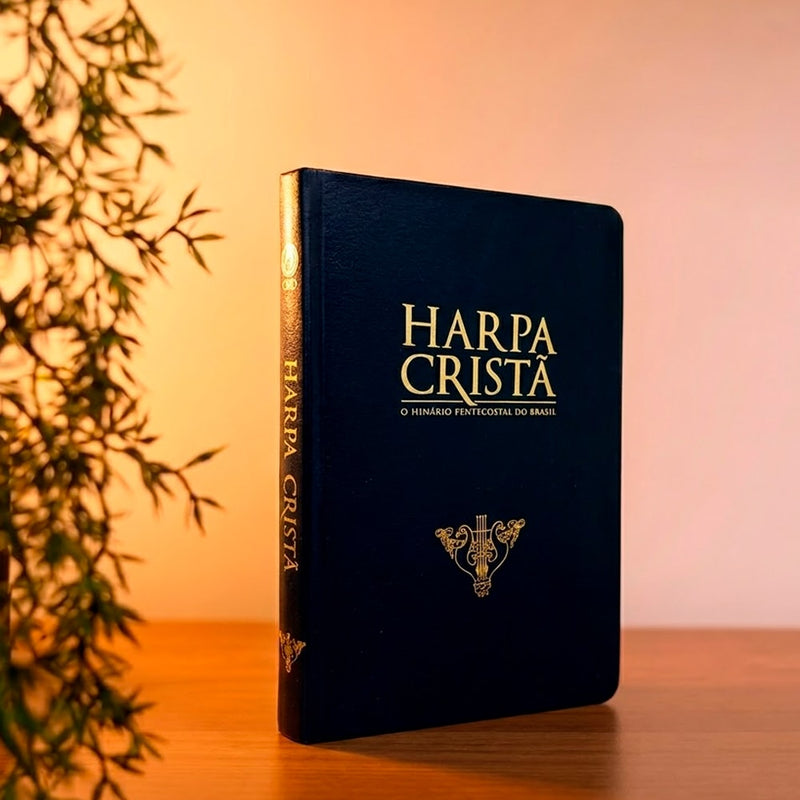 Harpa Cristã | Grande | Semi Luxo Preta