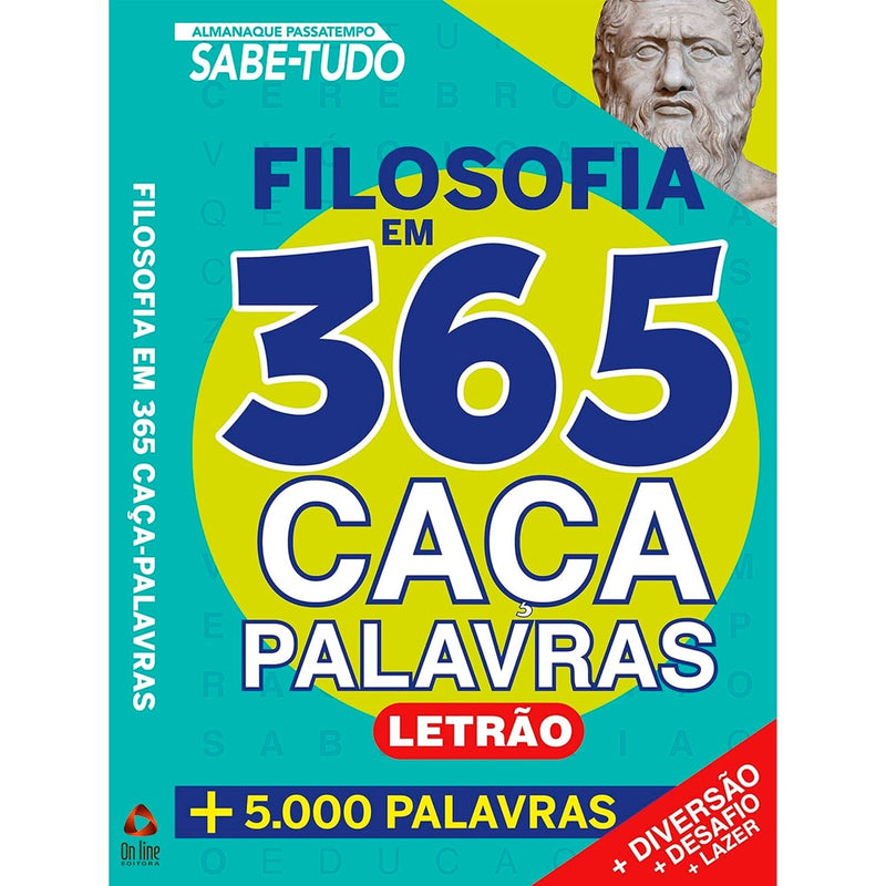 Almanaque Passatempo Sabe Tudo 365 | Caça-Palavras 01 | Filosofia