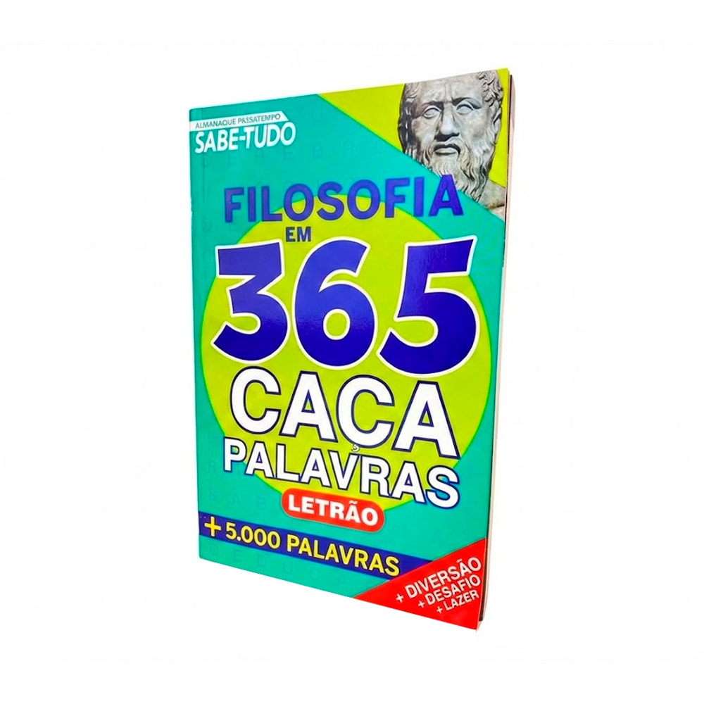 Almanaque Passatempo Sabe Tudo 365 | Caça-Palavras 01 | Filosofia