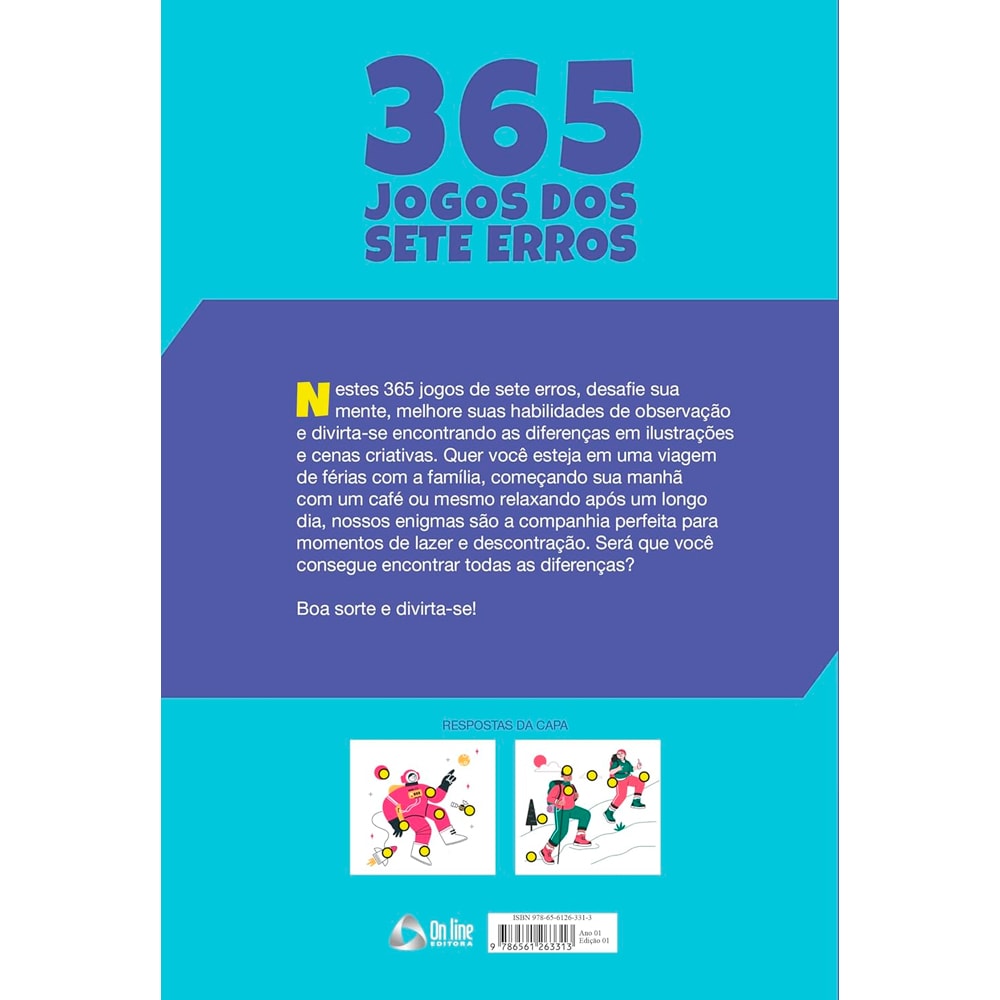 Almanque Passatempo Sabe Tudo 365 | Jogo dos 7 Erros 01