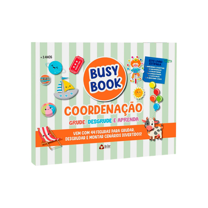 Busy Book Coordenação | Grude Desgrude e Aprenda