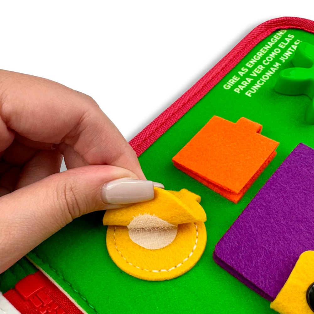 Meu Livrinho Sensorial | Maleta Educativa | Horas