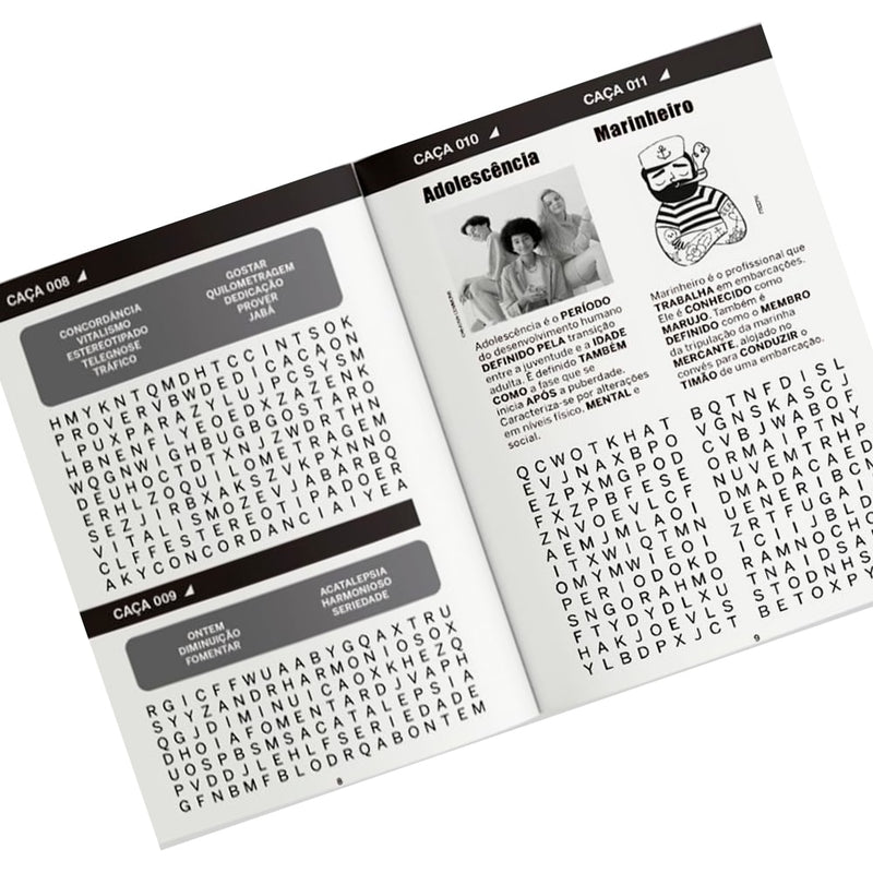 Passatempo Megamente |  365 Caça-Palavras | Letrão | Azul Claro