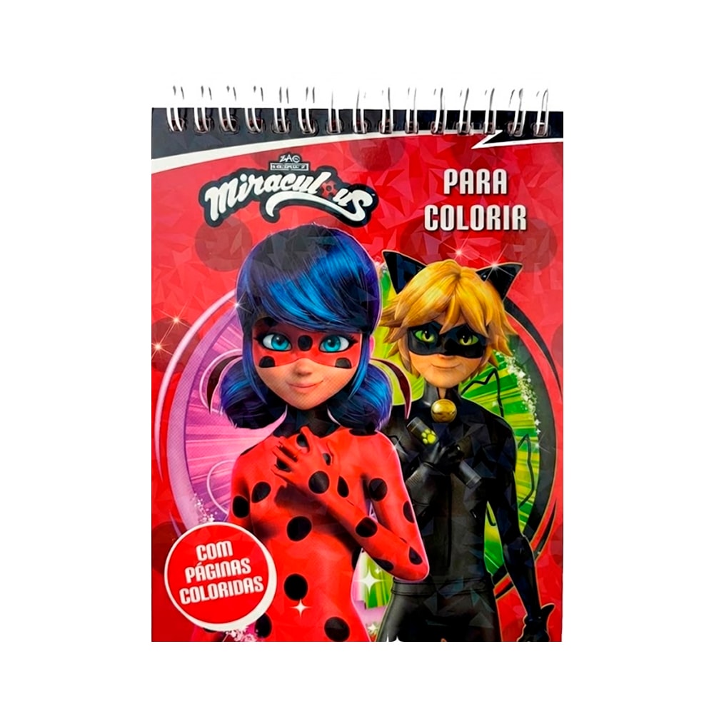 Para Colorir | Miraculous Ladybug | Coleção Cores Mágicas