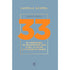 Livro Devocional 33, capa azul com o número 33 em laranja e bordas douradas. — Plenitude