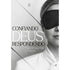 Livro Confiando e Deus Respondendo, capa em preto e branco com uma mulher de olhos vendados. — Plenitude