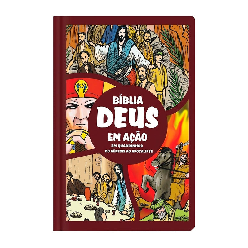 Bíblia Deus em Ação Em Quadrinhos | Última Ceia | Capa Dura