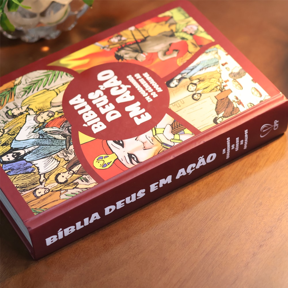 Bíblia Deus em Ação Em Quadrinhos | Última Ceia | Capa Dura