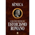 Livro "O Grande Mestre do Estoicismo Romano" de Sêneca, capa marrom com busto em moldura dourada. — Plenitude