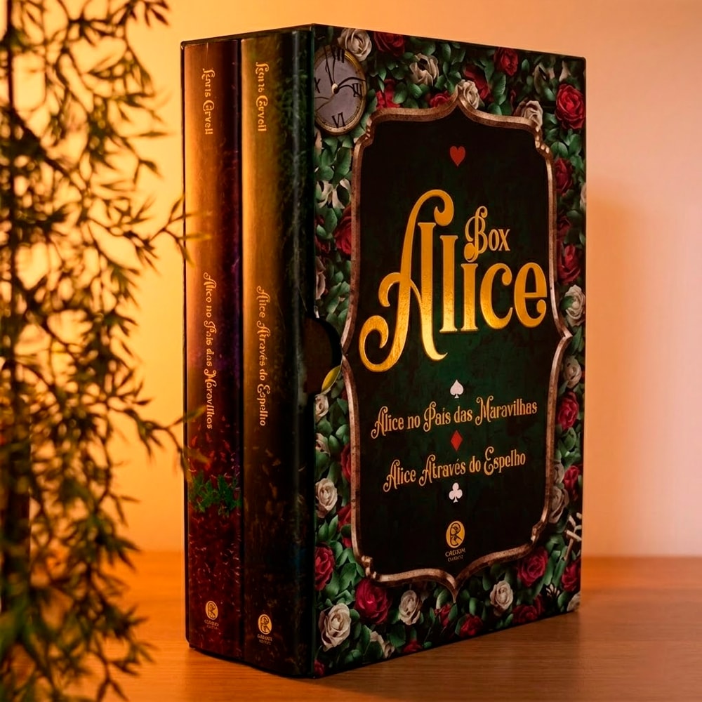 Box Alice | Edição de Luxo Almofadada | Lewis Carroll