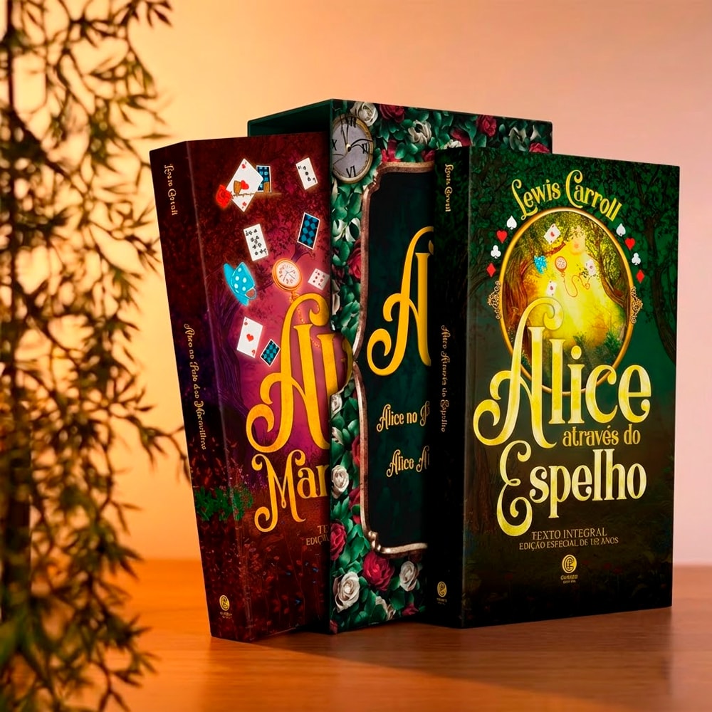 Box Alice | Edição de Luxo Almofadada | Lewis Carroll