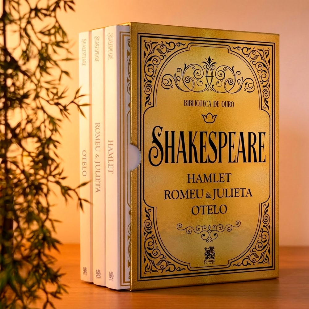 Biblioteca de Ouro | Shakespeare | Box com 3 Livros | William Shakespeare
