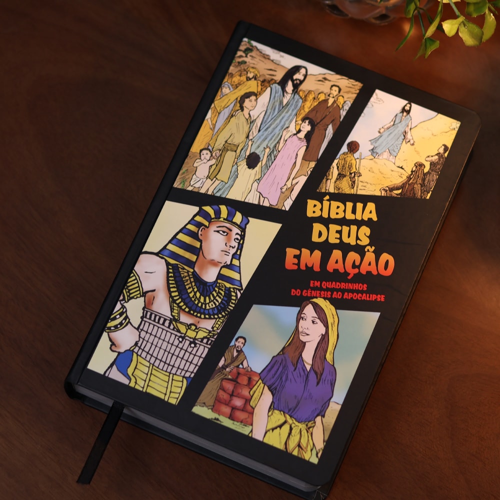 Bíblia Deus em Ação Em Quadrinhos | Faraó | Capa Dura