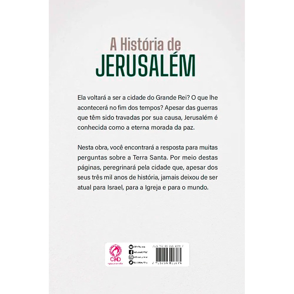 A História de Jerusalém | Claudionor Correa de Andrade