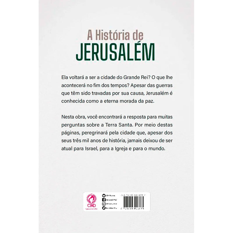 A História de Jerusalém | Claudionor Correa de Andrade