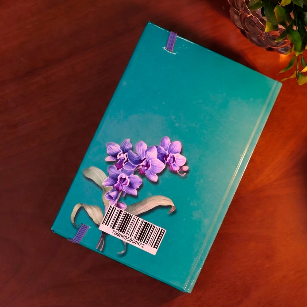 Bíblia Sagrada Orquídeas | ARC | Harpa Pentecostal | Letra Gigante | Capa Dura Panorâmica