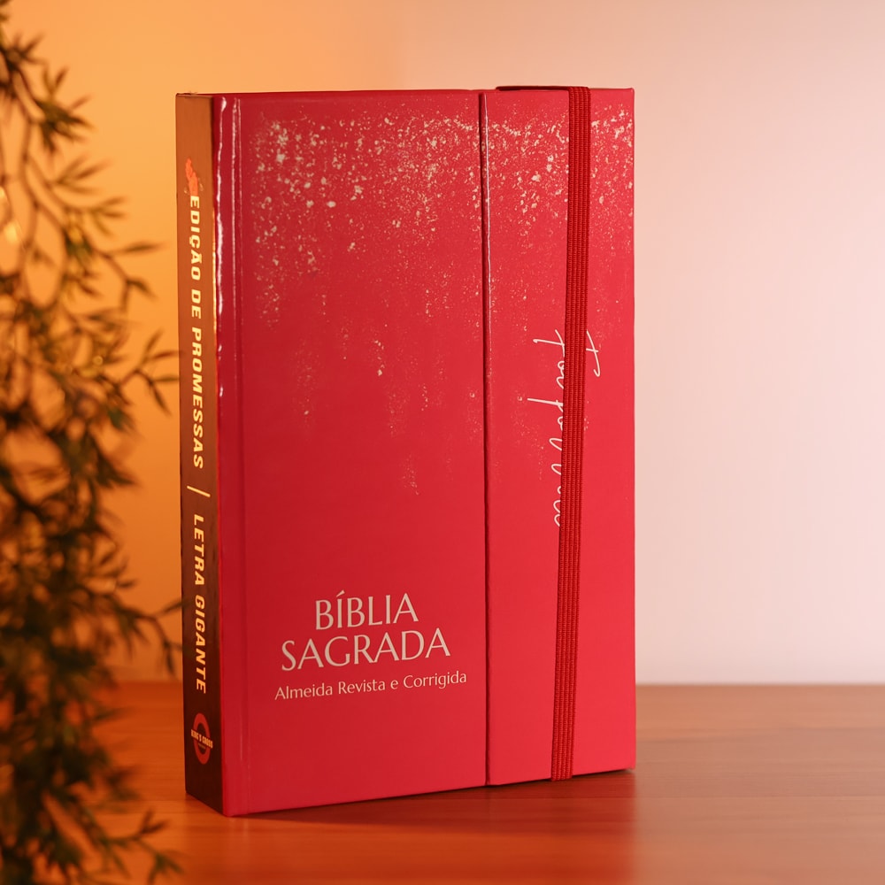 Bíblia Sagrada Foi Por Você | ARC | Harpa Pentecostal | Letra Gigante | Capa Dura Panorâmica