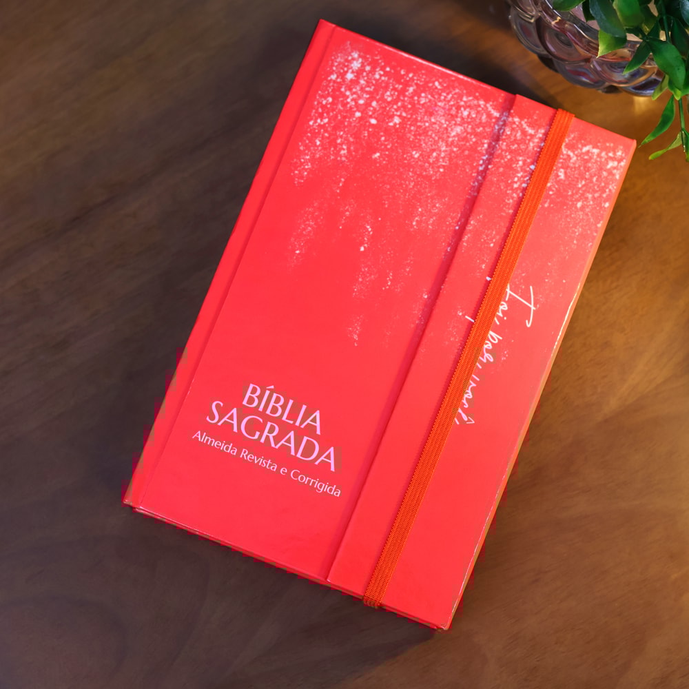 Bíblia Sagrada Foi Por Você | ARC | Harpa Pentecostal | Letra Gigante | Capa Dura Panorâmica