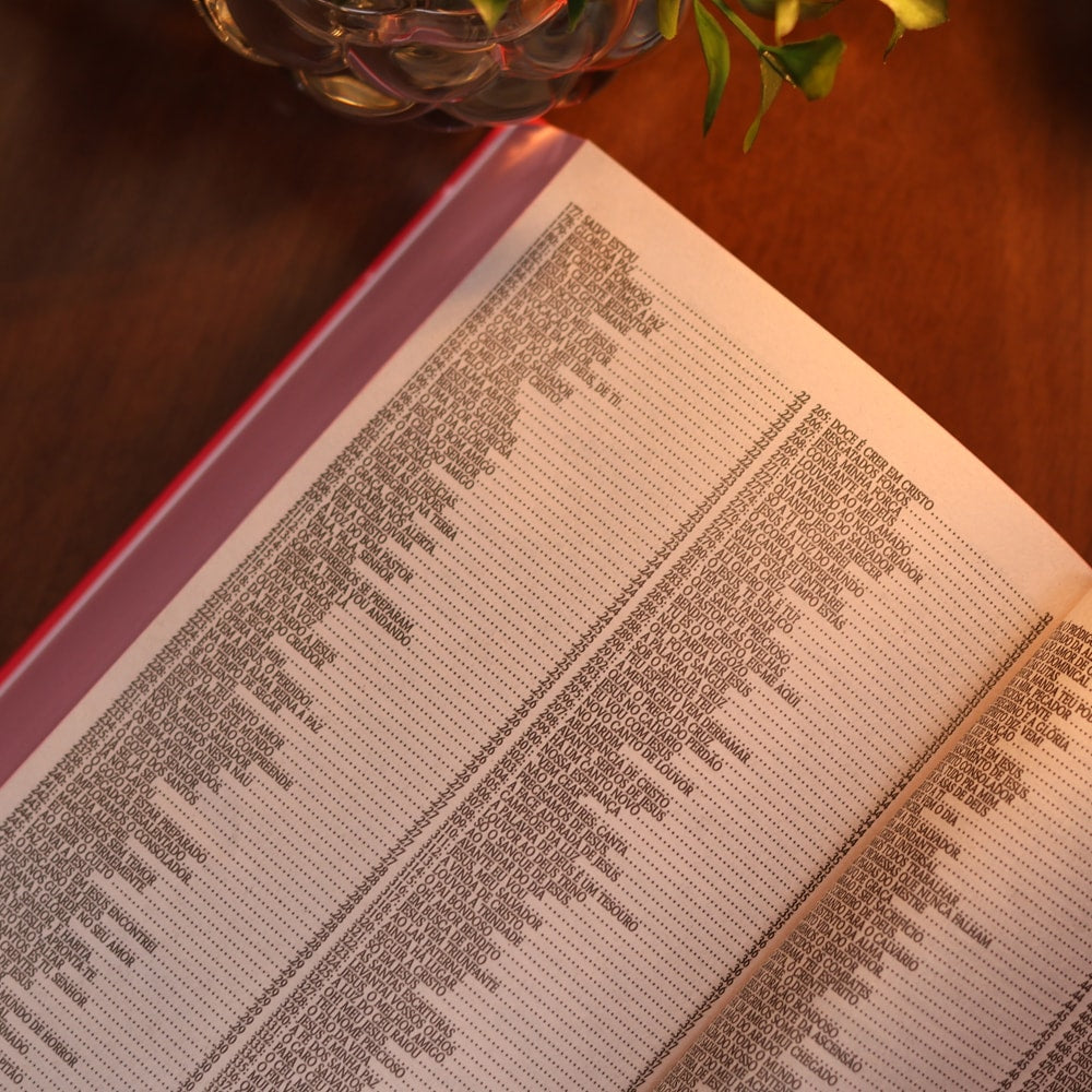 Bíblia Sagrada Foi Por Você | ARC | Harpa Pentecostal | Letra Gigante | Capa Dura Panorâmica