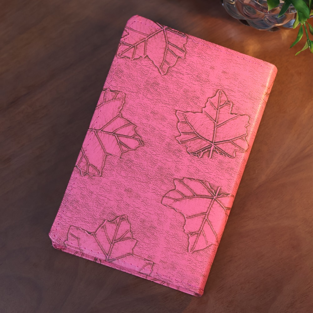 Bíblia e Harpa | ARC | Letra Hipergigante Plus | Edição de Promessas | Capa Folhas Pink | Com Índice