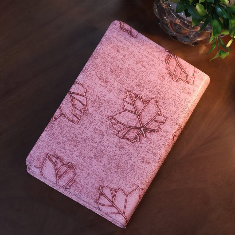 Bíblia e Harpa | ARC | Letra Hipergigante Plus | Edição de Promessas | Capa Folhas Rosa | Com Índice