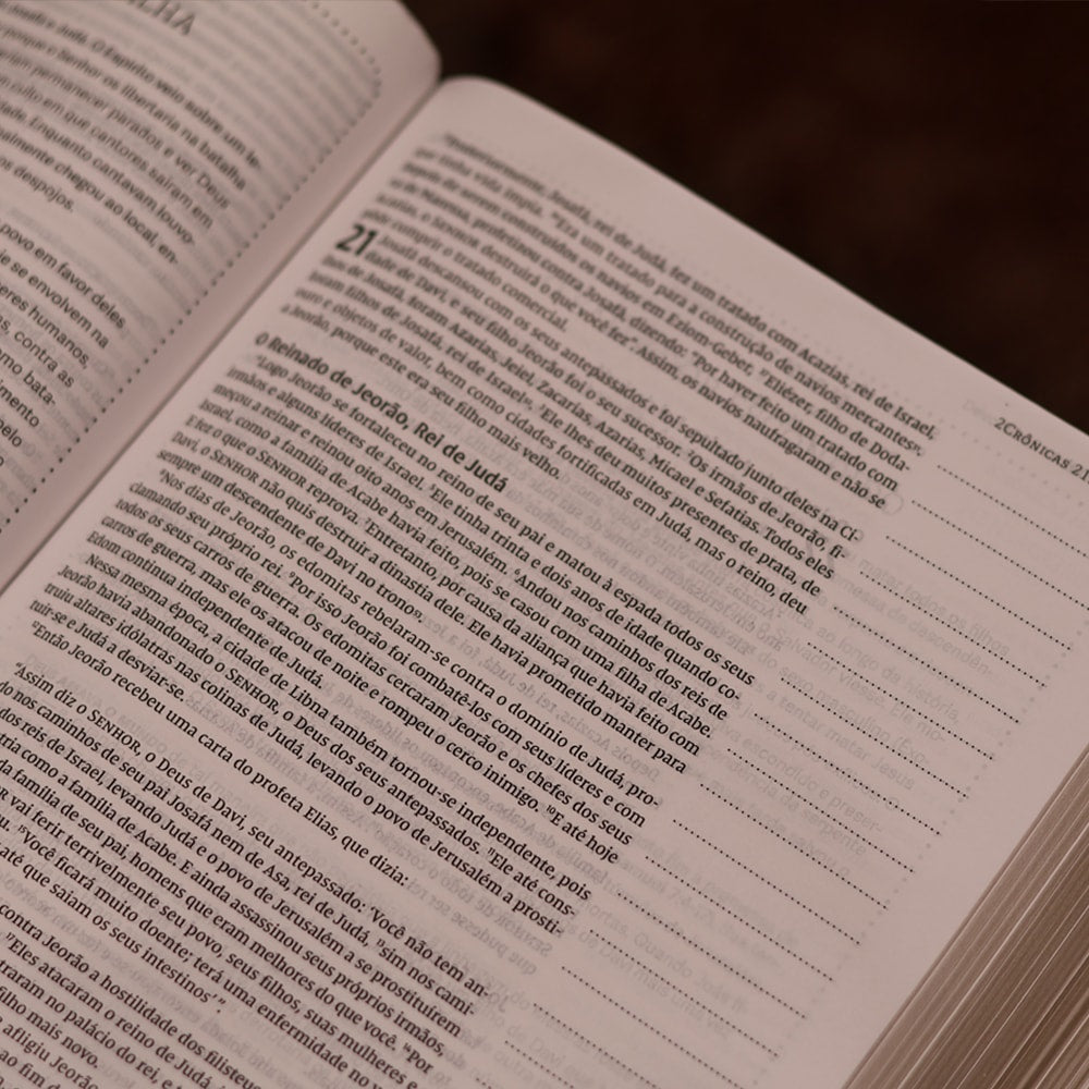 Jesus Bible | NVI | Espaço Para Anotações | Leitura Perfeita | Couro-Soft Multicor