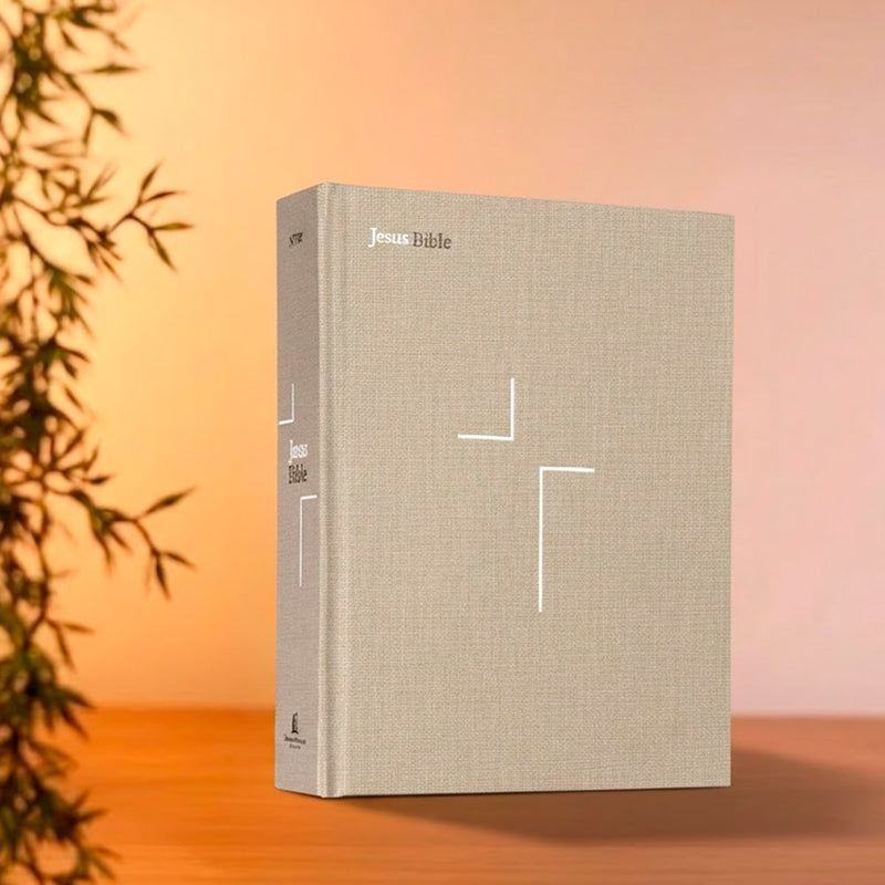 Jesus Bible | NVI | Espaço Para Anotações | Leitura Perfeita | Tecido Sobre Capa Dura Cinza