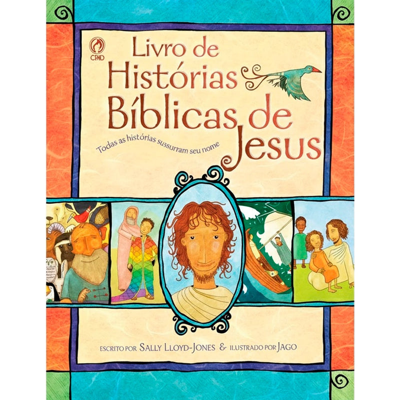 Livro de Histórias Bíblicas de Jesus de Sally Lloyd-Jones. Capa colorida com ilustrações infantis. — Plenitude