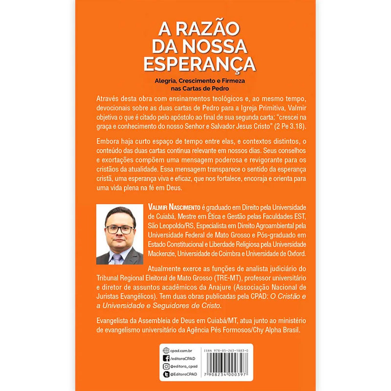 A Razão da Nossa Esperança | Valmir Nascimento