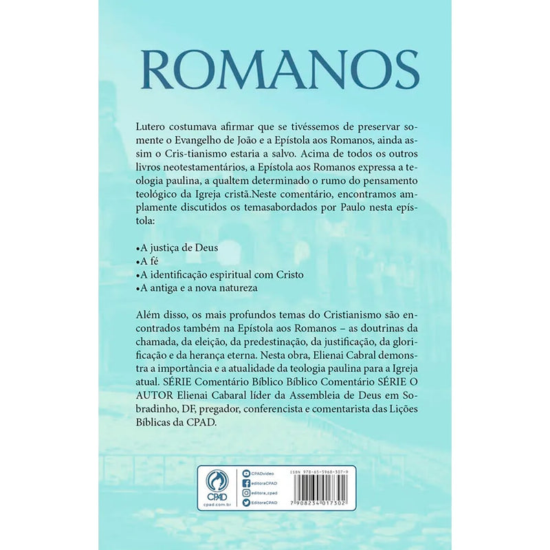 Romanos | O Evangelho da Justiça de Deus | Elienai Cabral