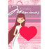 Livro Só para Meninas Apaixonadas, capa rosa com menina segurando coração vermelho. — Plenitude