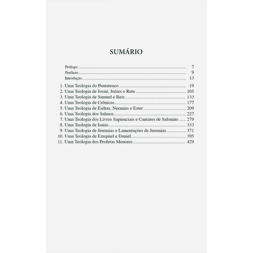 Teologia do Antigo Testamento | Roy B. Zuck | Capa Brochura