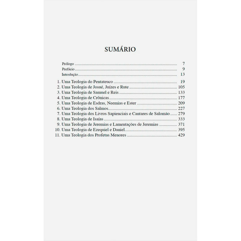 Teologia do Antigo Testamento | Roy B. Zuck | Capa Brochura