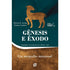 Livro Gênesis e Êxodo, de Sherron Kay George e Timóteo Carriker, capa verde escura com silhueta de carneiro dourada. — Plenitude