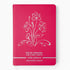 Bíblia Sagrada Letra Gigante ARC com Harpa e Corinhos, capa premium luxo pink com flores prateadas. — Plenitude