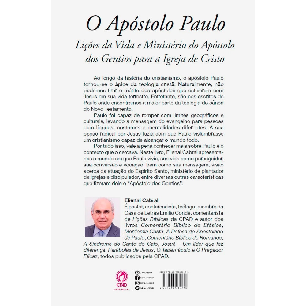 O Apóstolo Paulo | Elienai Cabral