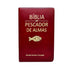 Bíblia do Pescador de Almas, Almeida Revista e Corrigida, capa luxo vinho com peixe dourado. — Plenitude