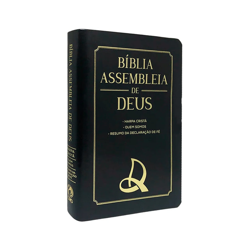 Bíblia Assembleia de Deus | ARC | Letra Grande | Harpa Cristã | Preta