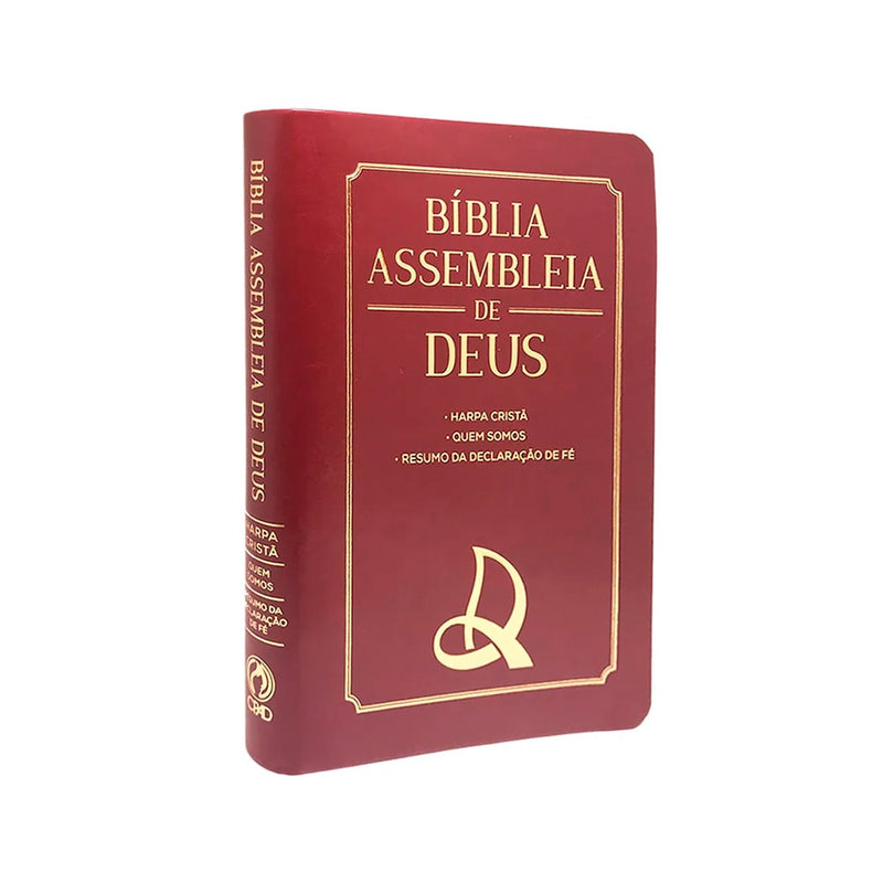 Bíblia Assembleia de Deus | ARC | Letra Grande | Harpa Cristã | Vinho