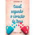 Livro Devocional do Casal Segundo o Coração de Deus, de Gisele Lima, capa rosa com canecas azul e vermelha. — Plenitude