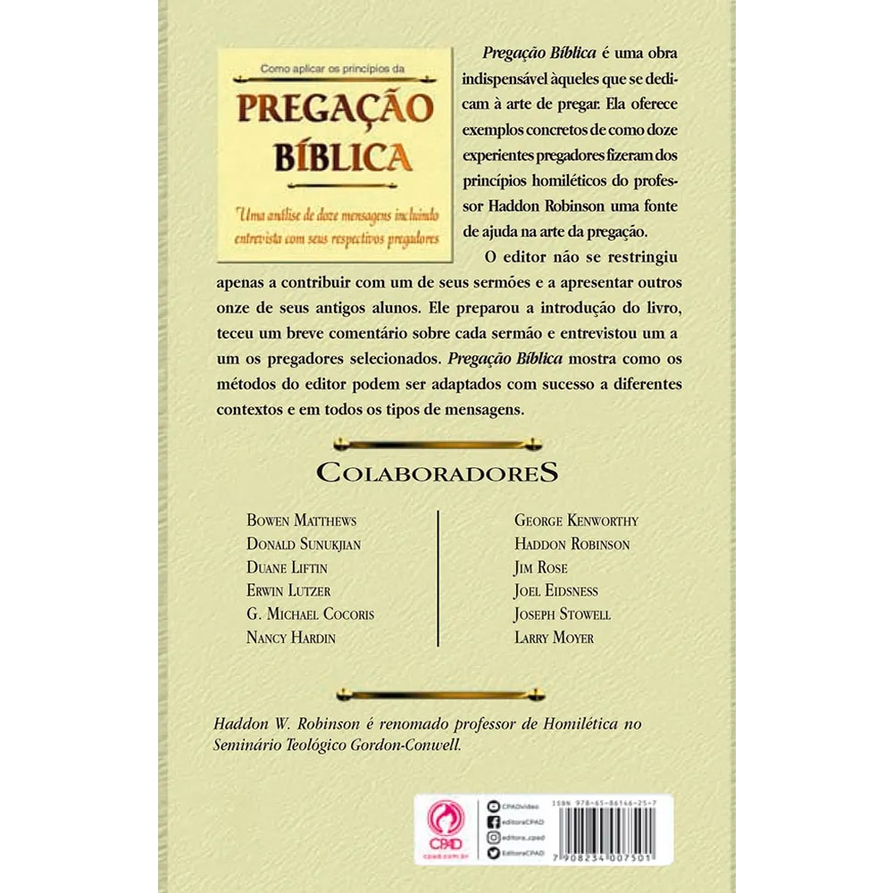 Como Aplicar os Princípios da Pregação Bíblica | Haddon W. Robinson