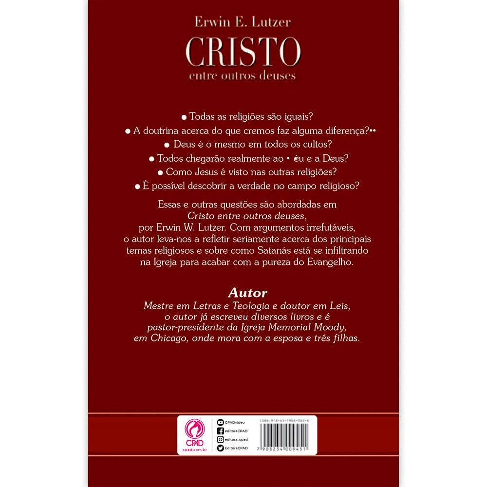 Cristo Entre Outros Deuses | Erwin E. Lutzer