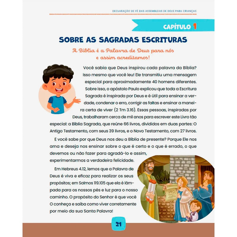 Declaração de Fé das Assembleias de Deus Para Criancas | Elias Torralbo